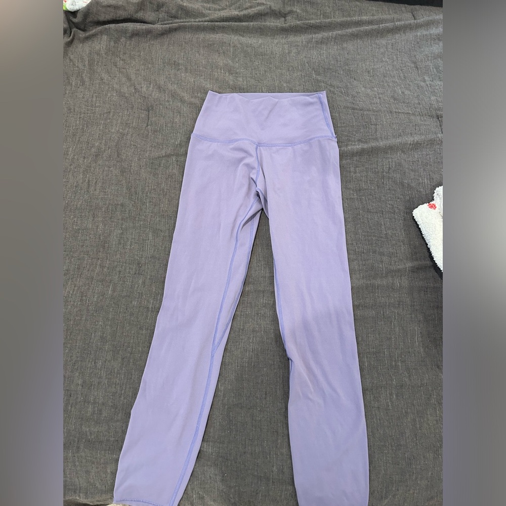 Lululemon align leggings in a light purple color